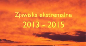 Skrajne zjawiska pogodowe w latach 2013-2015