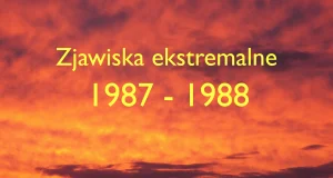 Ekstremalne zjawiska pogodowe w latach 1987-1988